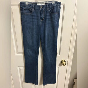 Abercrombie & Fitch Skinny Boot Cut Blue Jeans Size 10 Regular 30x33